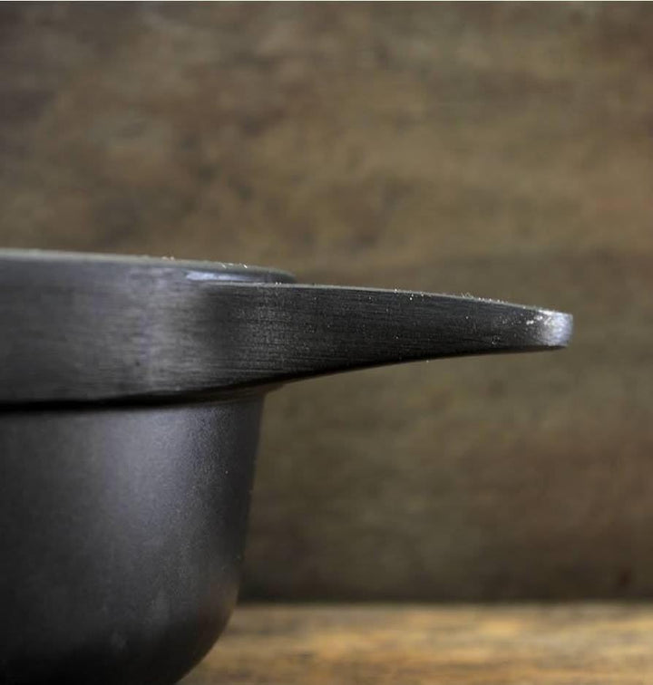 Valira 20 cm kurz Induktions-Stielkasserolle mit Deckel, Schwarz Ø20 cm, Ø20 cm