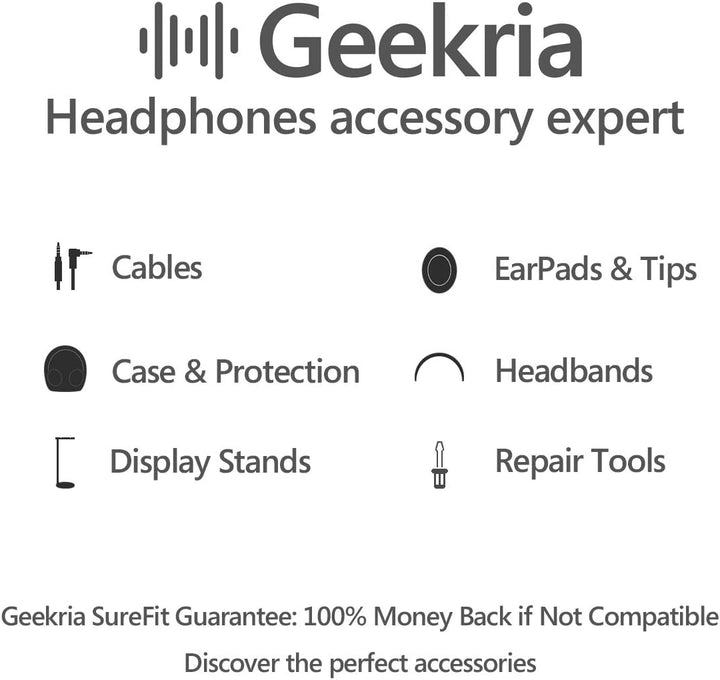 Geekria UltraShell Kopfhörer Tasche Kompatibel mit Bose QuietComfort 45 II, QC 35 II Gaming Headset,