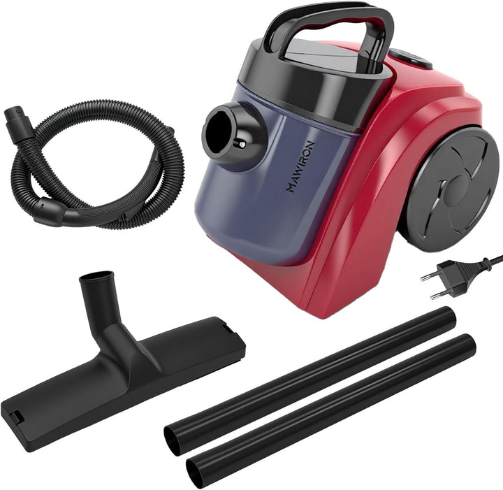 Staubsauger Beutelloser, kompakter & leiser Bodenstaubsauger für Teppich - & Hartböden, 1000W, Soft-