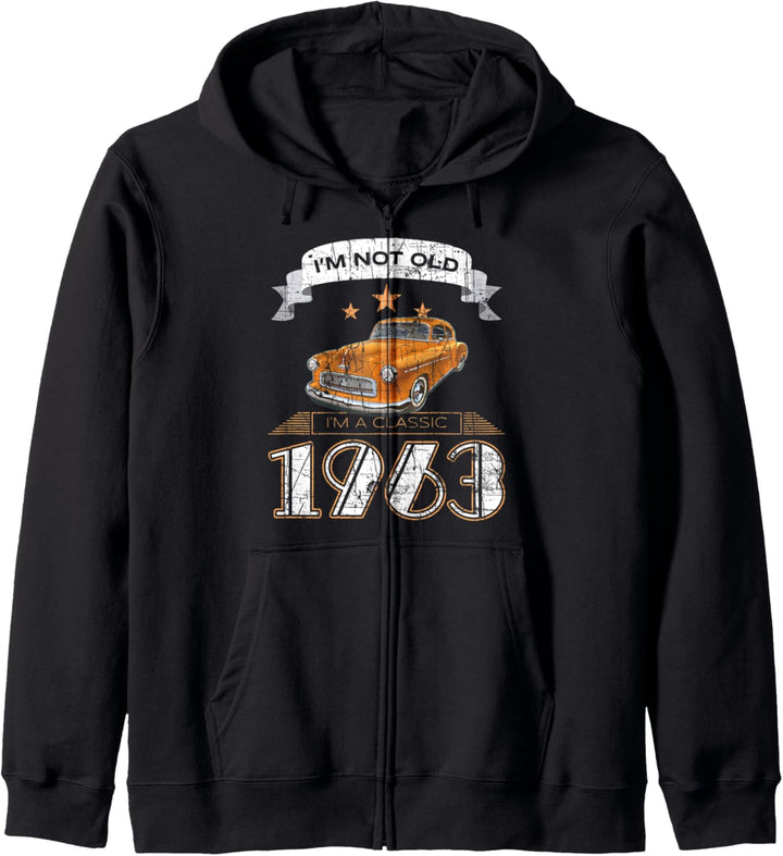 Oldtimer-Hemd Ich bin nicht alt Ich bin ein Klassiker 1963 Kapuzenjacke