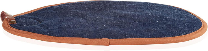 Le Creuset Topflappen, 100% Baumwolle, 12.5 in / 32 cm lang, Dark Blue Denim, 45200007760800, Dark B