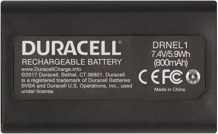 Duracell DRNEL1 Li-Ion Kamera Ersetzt Akku für Nikon EN-EL1, 1