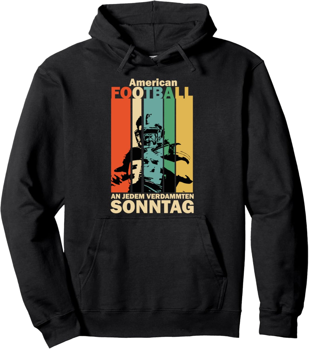 An Jeden Verdammten Sonntag: American Football Vintage Pullover Hoodie