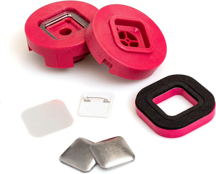 We R Memory Keepers 661103 BUTTON PRESS INSERT SQUARE Druckknopfeinsatz, Quadratisch (31 Mm), One si