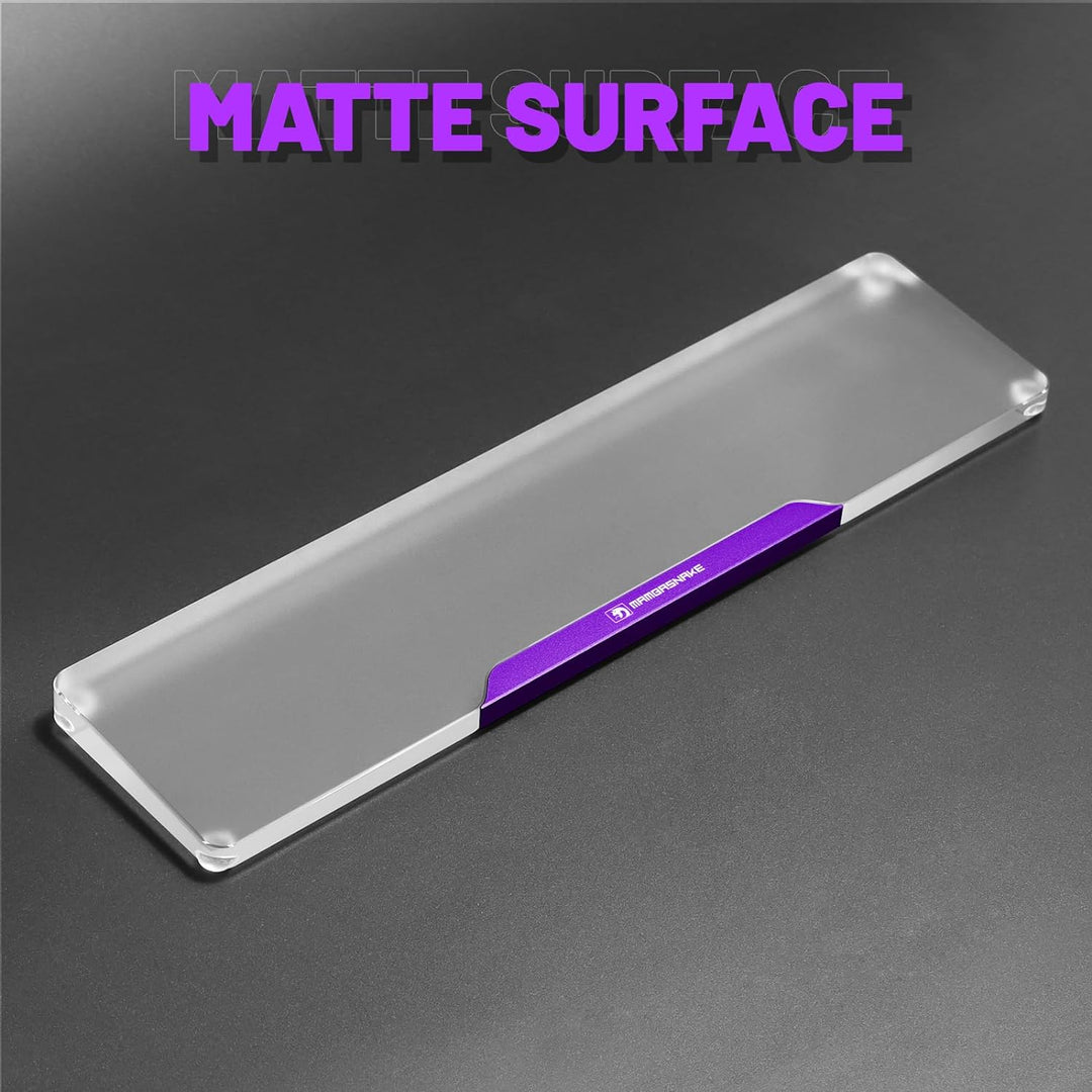 MAMBASNAKE Handgelenkauflage für Tastatur, Tastaturpad aus Acryl für Compact 60% Tastatur - Ergonomi