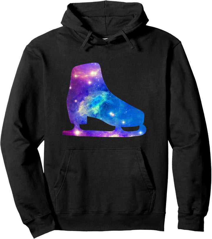 Eiskunstlauf Eislaufschuh Galaxy Cute Pullover Hoodie