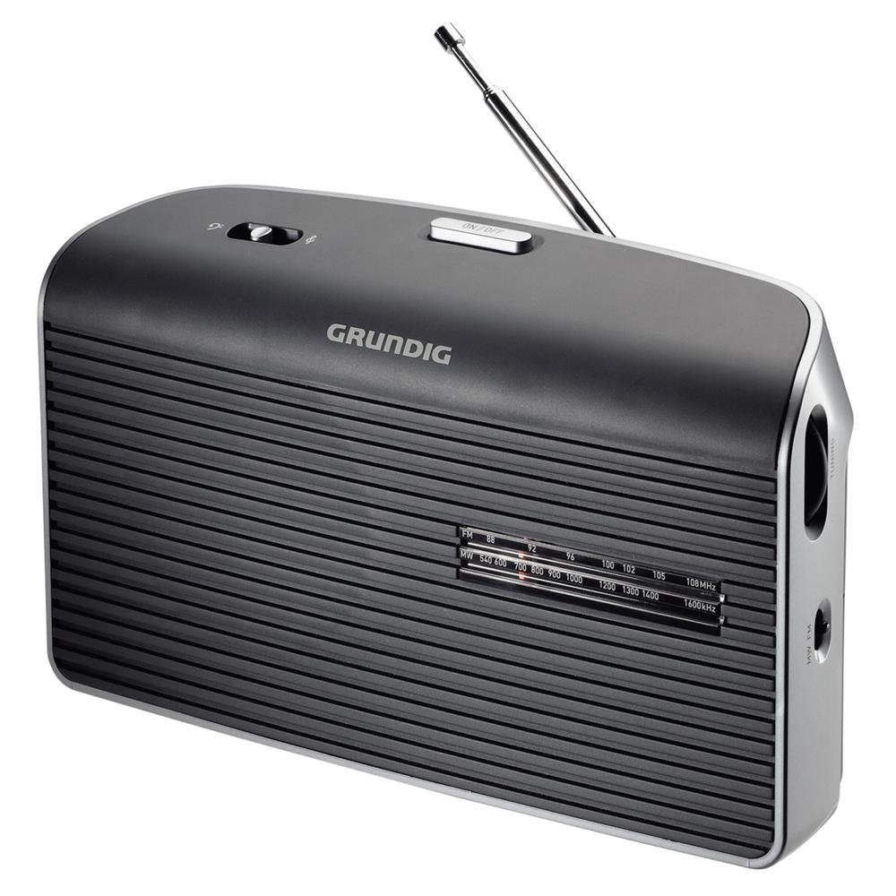 Grundig Music 60 Empfangsstarkes Radio im modernen Design grau grau empfangsstarkes Radio, grau empf