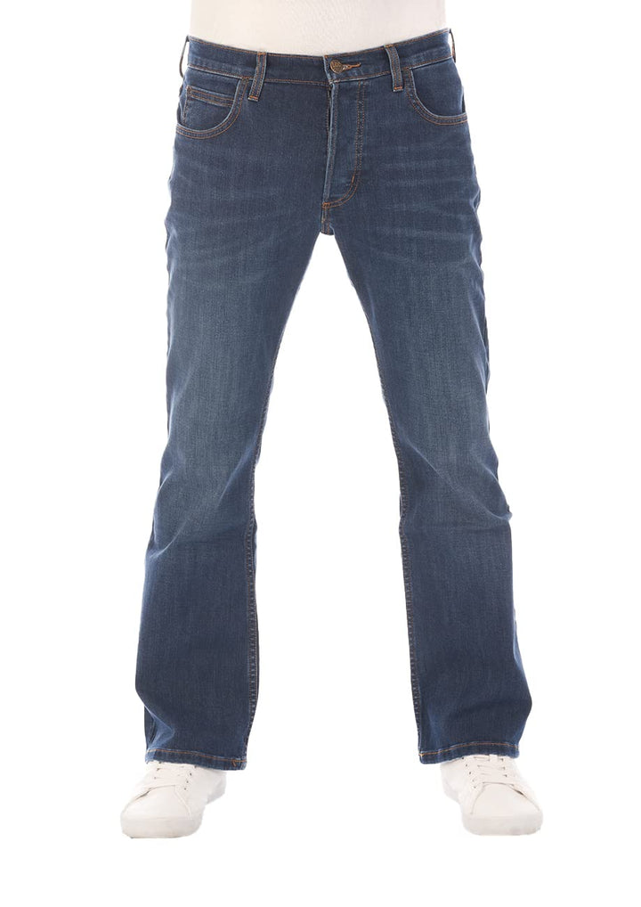 Lee Jeans Herren Stretch Bootcut Denver Jeanshose Hose Denim Blau 32 33 34 36 38 40 42 44 46 33W / 3