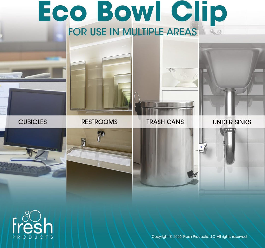 Fre-Pro by Fresh - Bowl Clip Lufterfrischer für Toiletten, Spiced Apple, Box mit 12 Stück, Spiced Ap