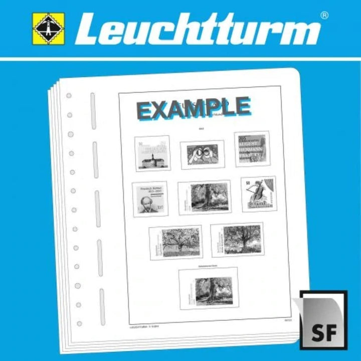 Leuchtturm 334618 sf-hojas preimpresas Bundesrepublik Deutschland 1995 – 1999