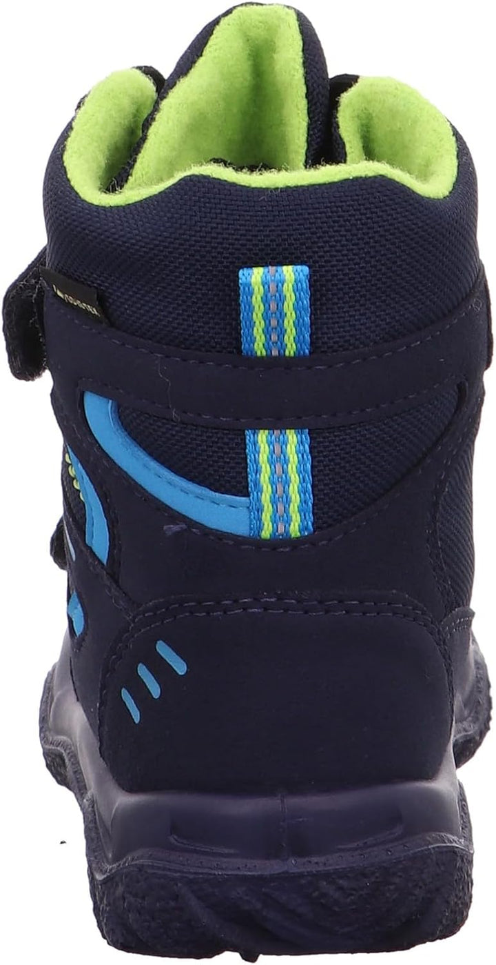 Superfit HUSKY 500080 Jungen Warm gefütterte Schneestiefel 30 EU Blau Grün 8000, 30 EU Blau Grün 800