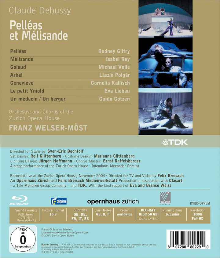 Claude Debussy - Pelleas et Melisande, Blu-ray