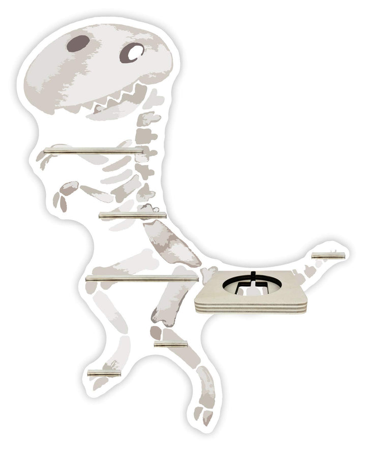 Farbklecks Collection Musikboxregal Dinoskelett 1