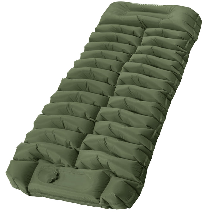 Naturehike Isomatte Camping, Ultraleicht Camping Luftmatratze mit Fusspumpe, Integrierte Luftpumpe i