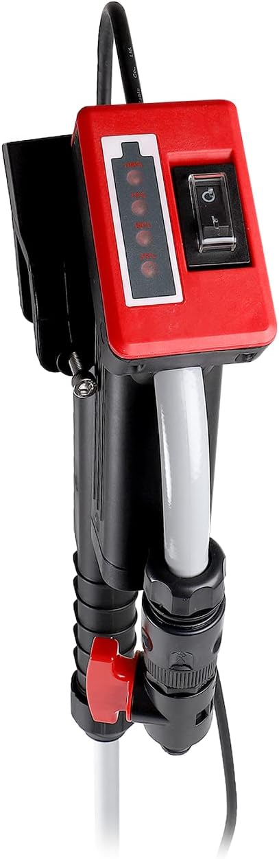 WALTER Li-Ion Regenfasspumpe 12V, 1500l/h, 11m Förderhöhe, 0,5m Eintauchtiefe, praktisch dank Akkube