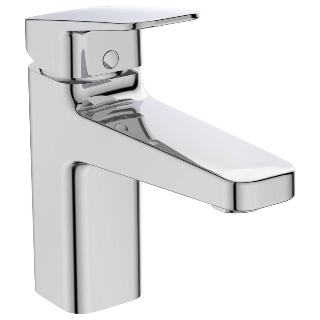 Ideal Standard BD276AA Ceraplan Waschtischarmatur mit Zugknopf-Ablaufgarnitur Auslaufhöhe 88mm EasyF