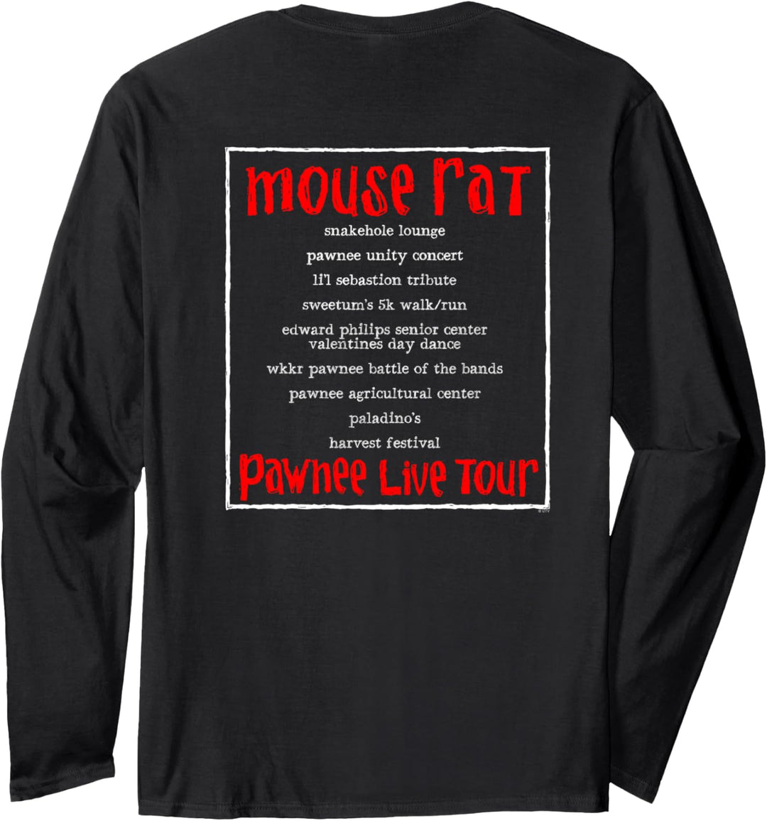 Parks & Recreation Maus Ratte Pawnee Tour Langarmshirt