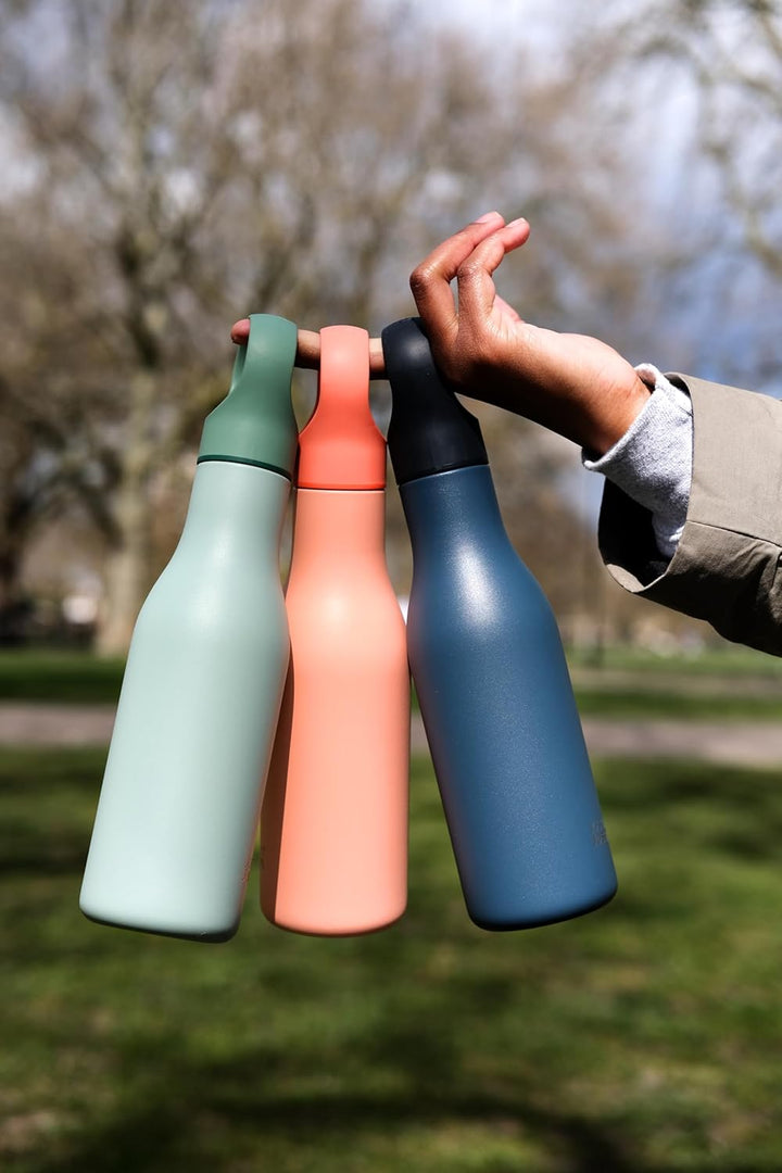 Joseph Joseph Loop™ Vakuumisolierte Trinkflasche 500 ml - Koralle Coral, Coral