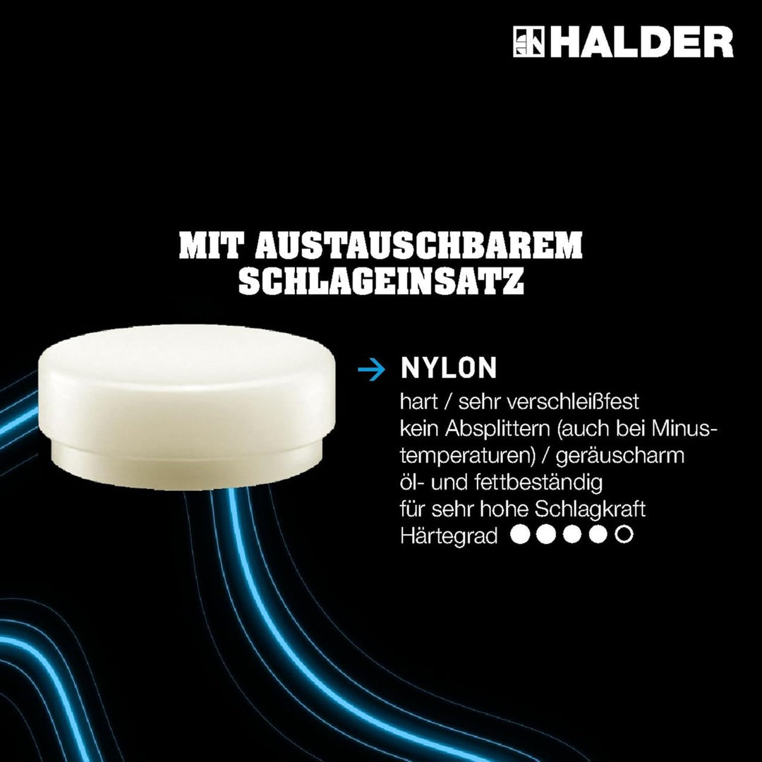 SUPERCRAFT-Einsatz für SUPERCRAFT-Vorschlaghammer | D=100 mm | 3508.100 D=100 mm Nylon, D=100 mm Nyl