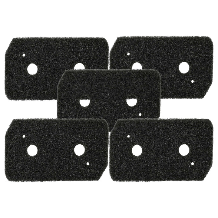 vhbw 5x Schaumfilter kompatibel mit Siemens WT45H2B8DN/04, WT45H2ECO/04, WT45H2K7DN/01, WT45H2EM/04,