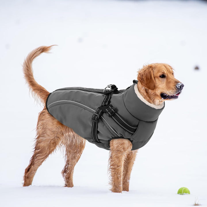 CITÉTOILE Hundemantel Hundejacke Warm Wintermantel mit Reissverschluss Winddichte & Winddichte mit R