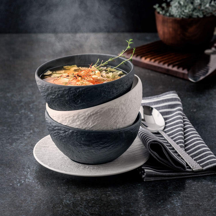 Villeroy & Boch - Manufacture Rock Multifunkionsteller rechteckig, schwarz Manufacture Rock Schale,