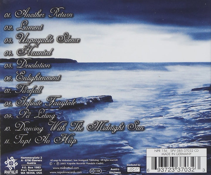 Where Twilight Dwells, Audio-CD
