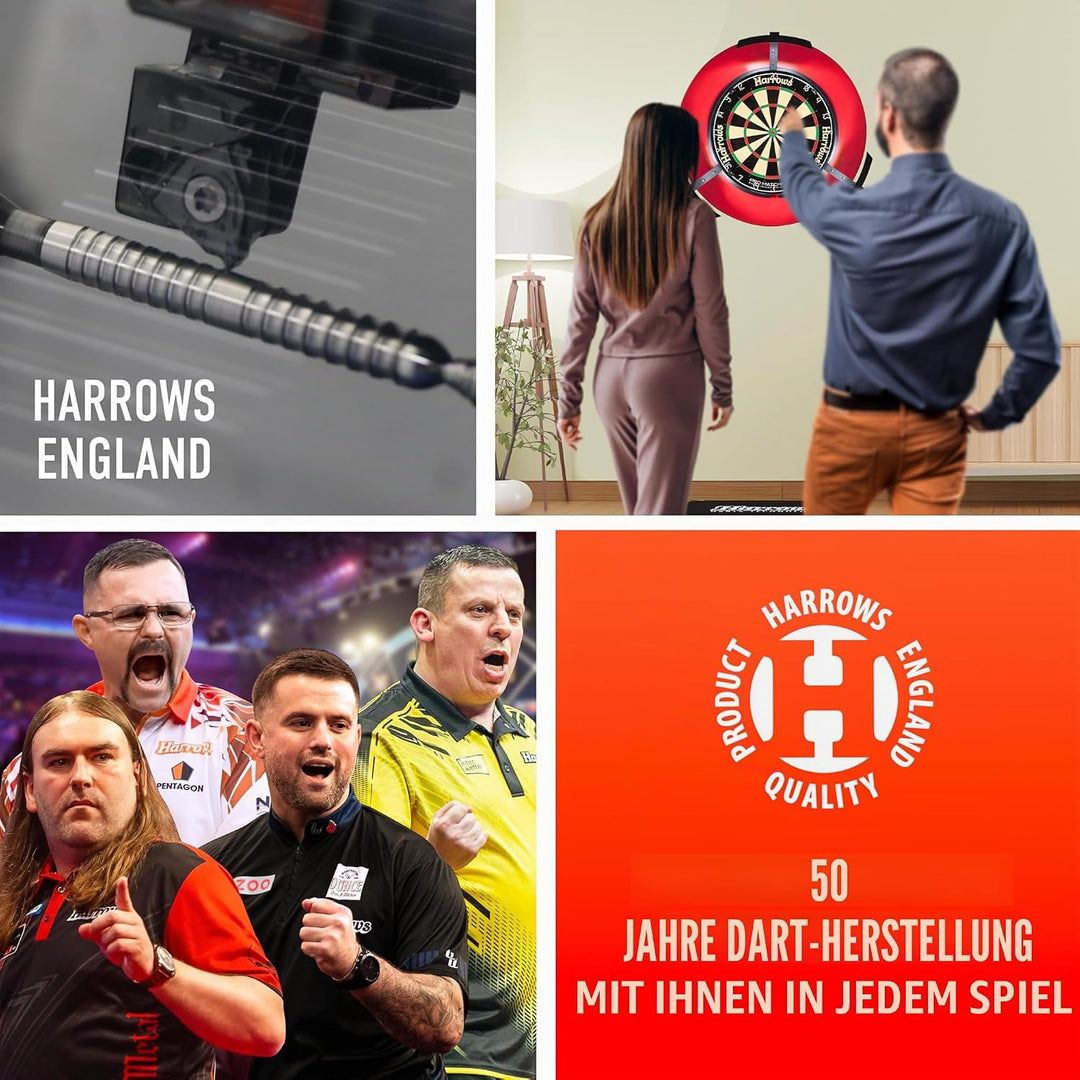 Harrows Darts Case Blaze Pro 6 | Darttasche für 6 Darts | Dartpfeiltasche & Dartpfeile Aufbewahrung