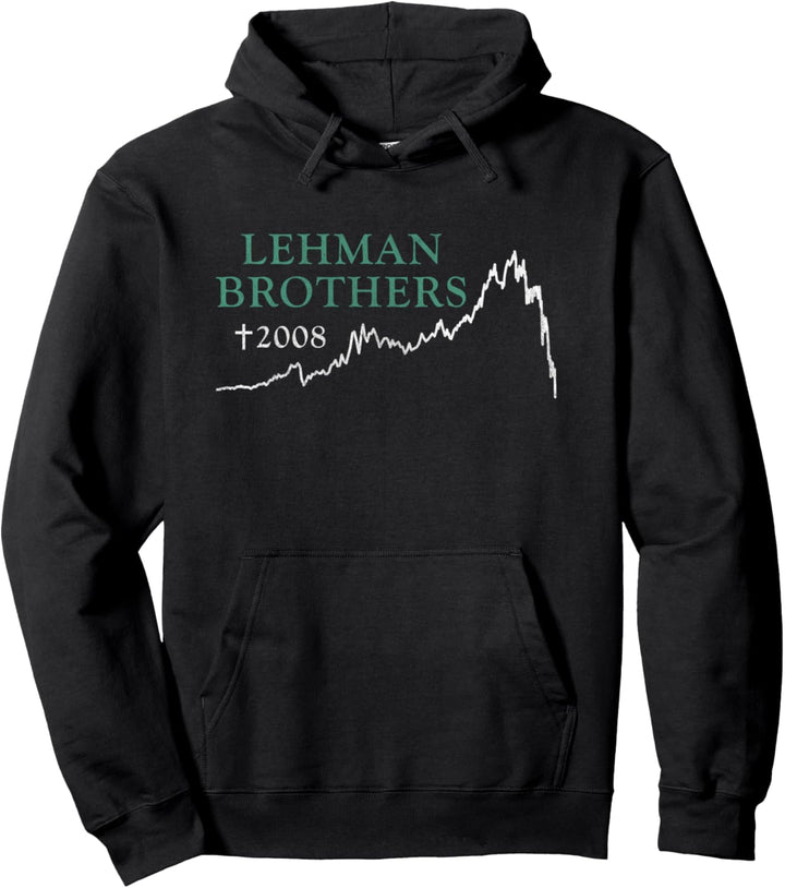Lehman Brothers Lagerdiagramm September 2008 Pullover Hoodie