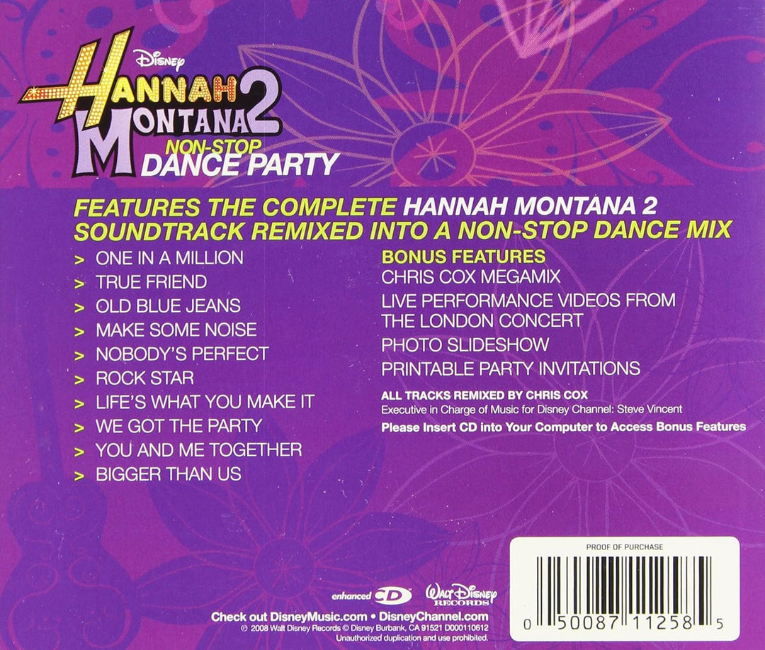 Hannah Montana 2: Non-Stop Danc, Audio-CD