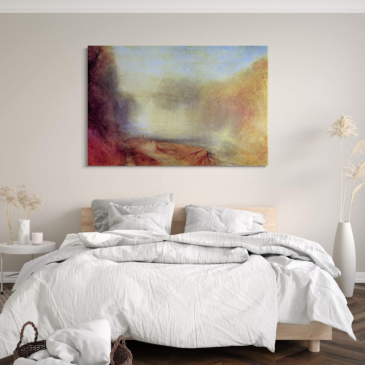 Printed Paintings Leinwand (80x60cm): William Turner - Falls of The Clyde 80x60 cm, 80x60 cm