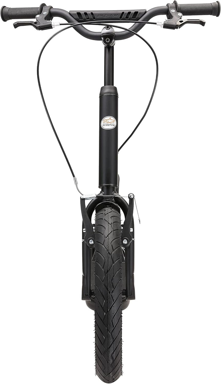 STAR SCOOTER Kinder Tret Roller ab 8 Jahre | City Kick Scooter Luftreifen Höhenverstellbar 16 Zoll N
