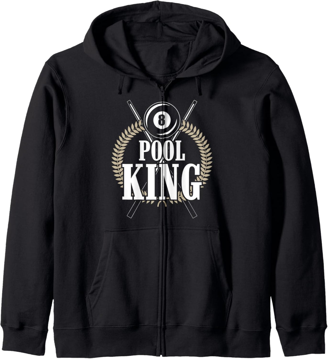 Pool King Billiards Snooker Player Kapuzenjacke