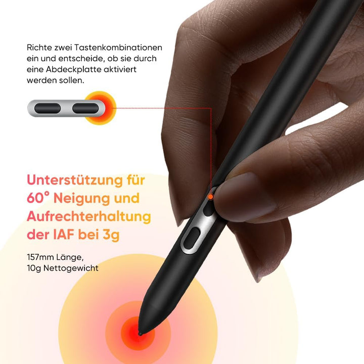 XPPen 12.2 Zoll Standalone Grafiktablett Display mit X3Pro 16384 Smart Stift, Android 8GB+256GB WiFi