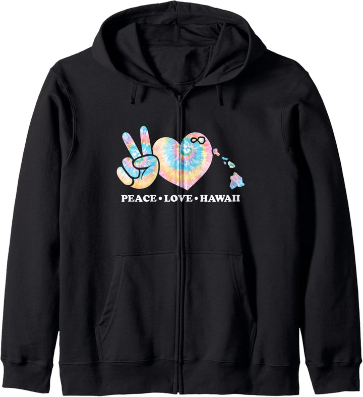 Peace Love Hawaii Kapuzenjacke