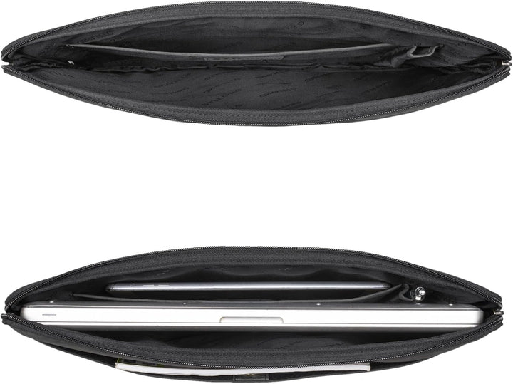 STILORD Murphy Laptoptasche 15.6 Zoll Leder Vintage Sleeve ideal als MacBooktasche 16 Zoll Laptop Hü