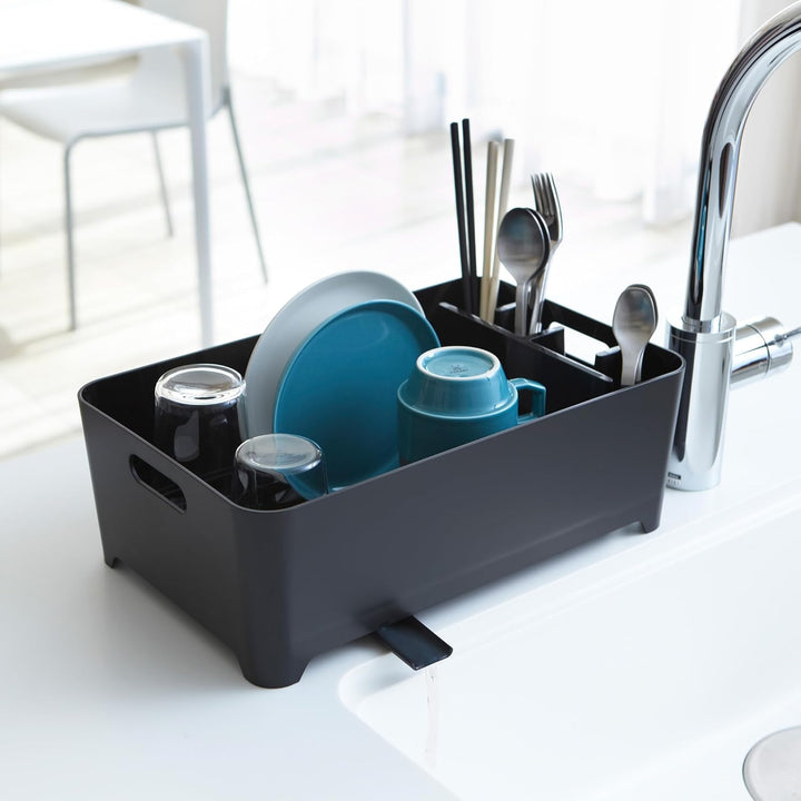 Dish Drainer - Tower - black Schwarz, Schwarz