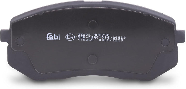 febi bilstein 116265 Bremsbelagsatz, 1 Stück