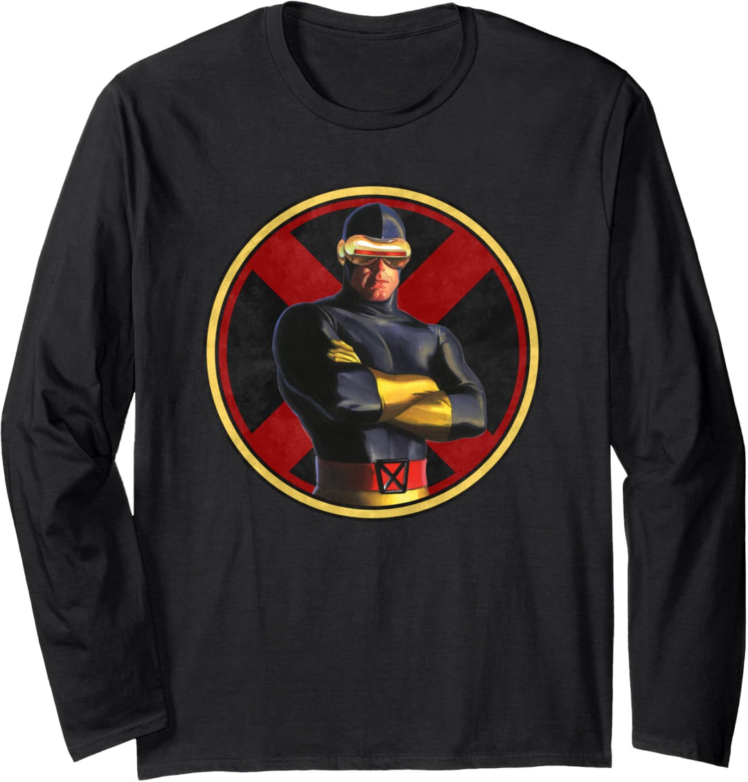 Marvel X-Men Cyclops The Timeless Collection Retro Langarmshirt