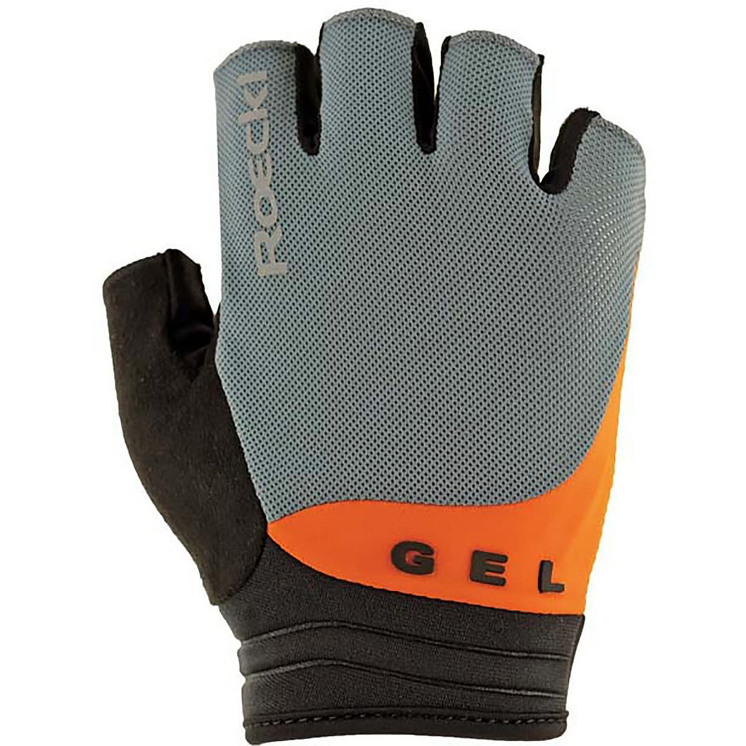 Roeckl Sports Fahrradhandschuh IBIO, Unisex High Performance Handschuh, 3 Farben, Grösse 6-11, Grau