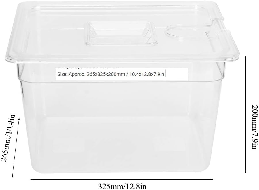 11 L Sous Vide Behälter Sous Vide Container Mit Zusammenklappbarem Scharnierdeckel, Zusammenklappbar