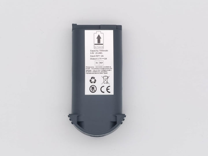SIMBAILAI 7000 mAh Graue Akku-Batterie für Drahtlose Video-Türklingel, Kompatibel mit TL-AH801 8-Zol