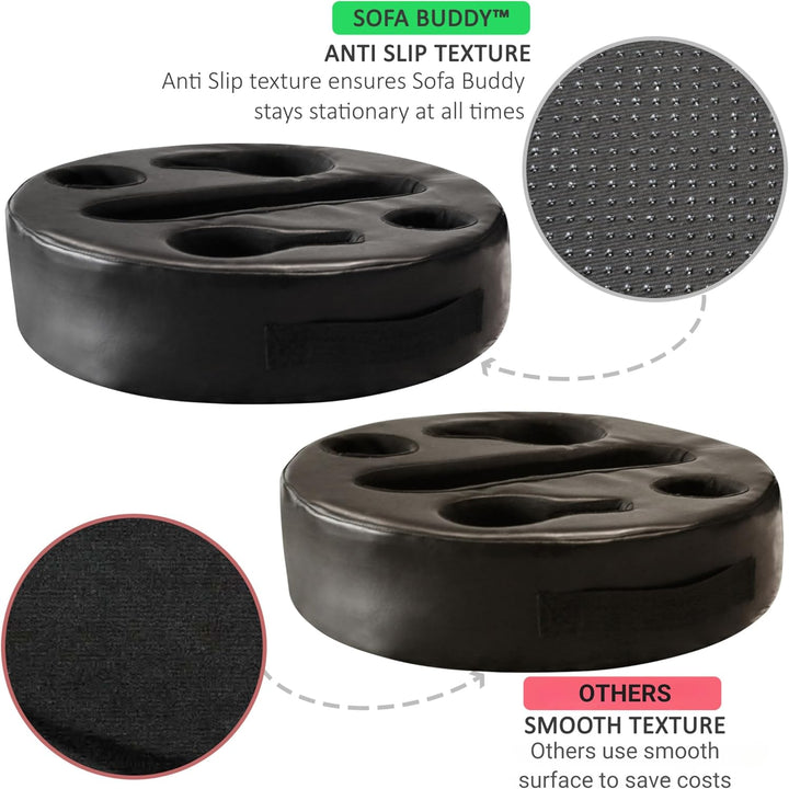 MOOKUNDY Sofa-Buddy Praktischer Couch-Becherhalter, Couch-Untersetzer, Sofa-Becherhalter Das perfekt