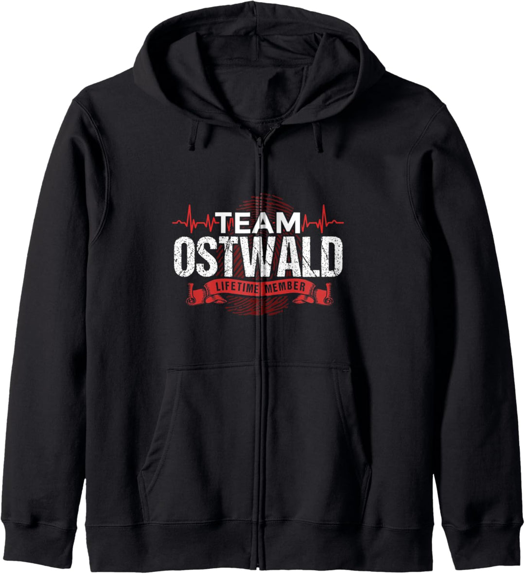 OSTWALD Team Familientreffen DNA Heartbeat Lifetime Kapuzenjacke