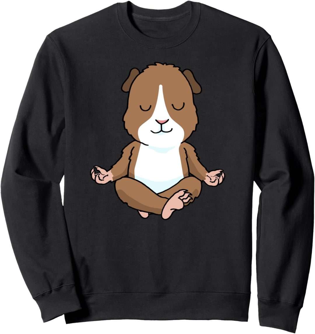 Meerschweinchen Yoga Sweatshirt