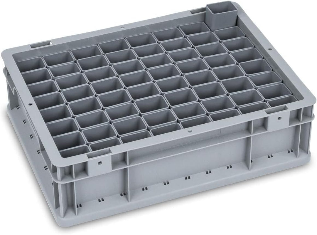 NextGen Einsatzkästen | HxBxT 6x36,5x13,3cm | 2,7 Liter | Grau | Einsatzkasten, Eurobehälter, Spapel