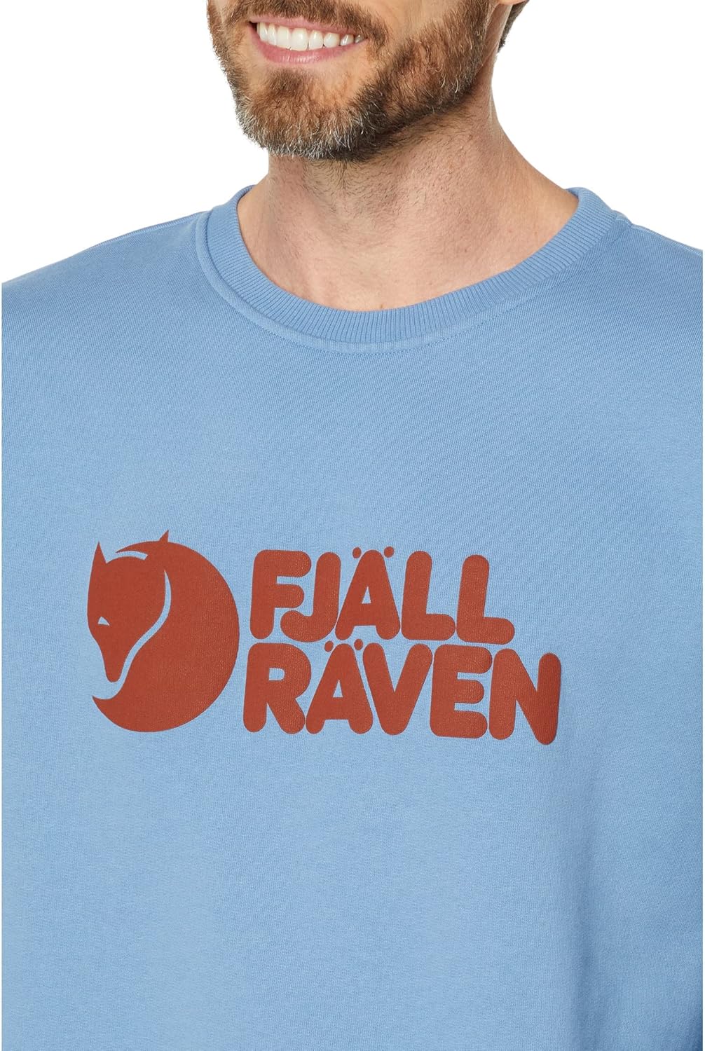 Fjällräven Herren Sweatshirt Logo Sweater S Dawn Blue, S Dawn Blue