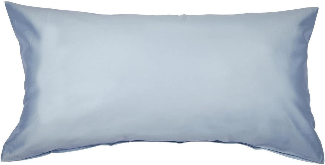 Janine Mako Satin Bettwäsche Uni Colors 155 x 220 cm perlblau 155 cm x 220 cm Perlblau, 155 cm x 220