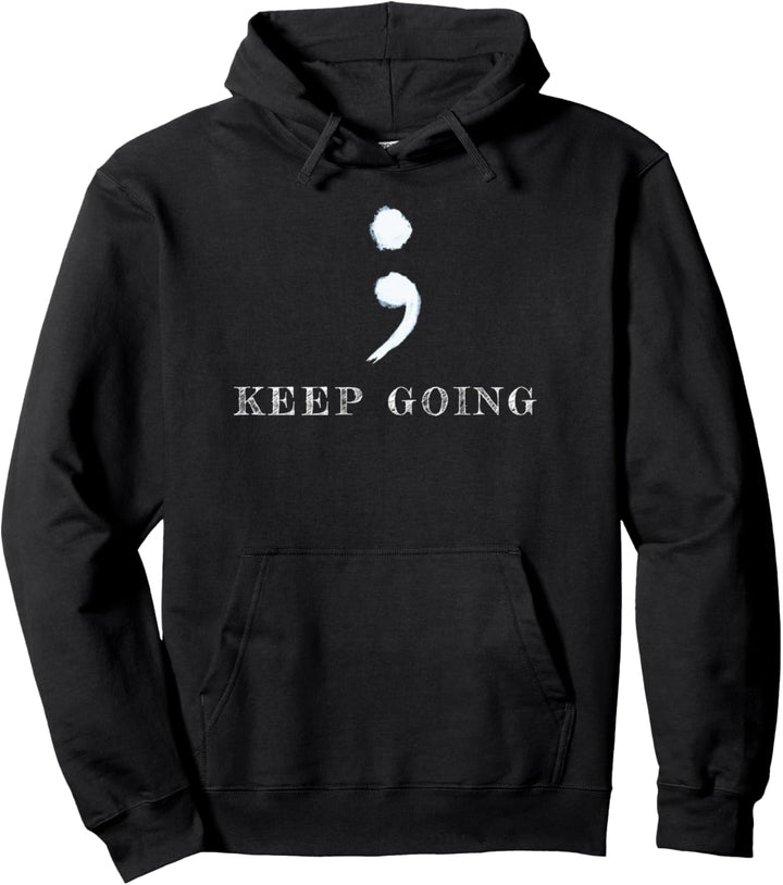 Semicolon Project Mental Health Awareness T-Shirt Pullover Hoodie