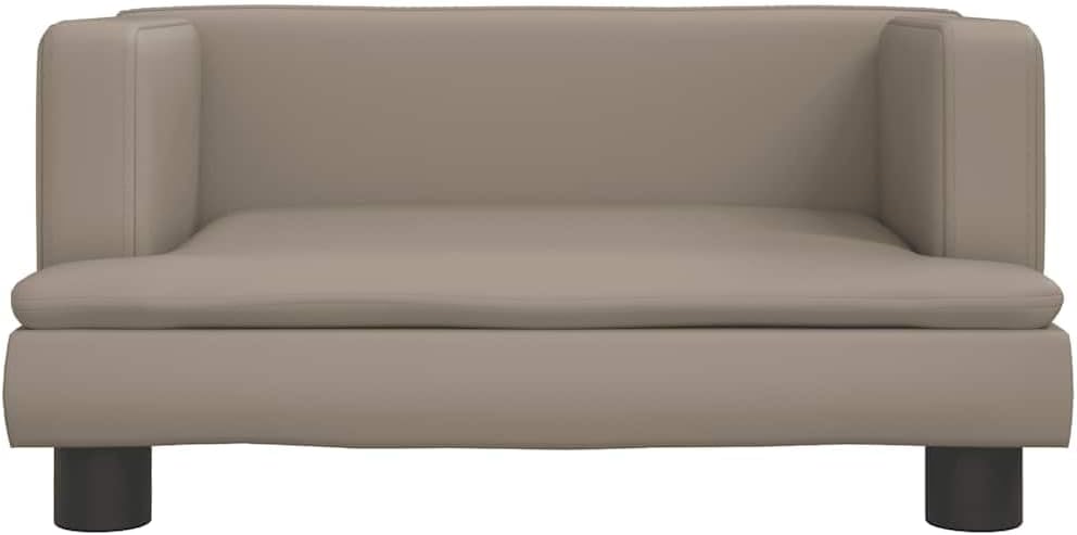 vidaXL Kindersofa Cappuccino-Braun 60x40x30 cm Kunstleder 60 x 40 x 30 cm Cappuccino, 60 x 40 x 30 c